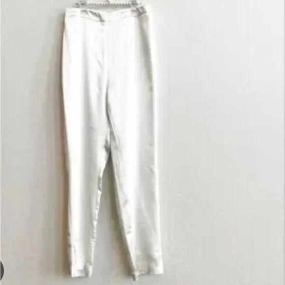 Abyss by Abbey Omair White Women's Jacket Small Pantsuit Medium $490 - Picture 5 of 11